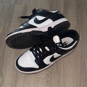 Nike women’s Black and White Dunk Sneakers